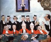 James Ensor The Wise judges oil on canvas